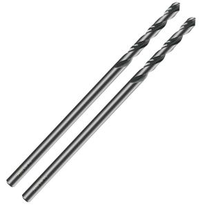 1/2 Inch x 12 Inch Aircraft Drill Bit (Professional Grade 2 Pack) Extra Long Black Oxide Cobalt Extension Bit - Perfect for Drilling into Sheet Metal, Stainless, Aluminum, Wood, & Copper