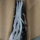 10 Panels No Dig Garden Fence - 24in H x 22.5ft L, Reinforced Square Tube Rustproof Metal Animal Barrier for Dogs & Rabbits, Outdoor Decorative Border Fencing for Yards & Gardens