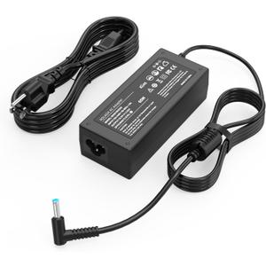 90W Laptop Charger Compatible with HP Pavilion X360 11 13 14 15 17; Envy 13 15 17 M6 M7 X360, Stream 11 13 14 AC Adapter; Spectre X360 13 15, Elitebook Power Supply Cord (Smart Blue Tip)