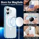 for iPhone 17 Case with Screen Protector,[Compatible with Magsafe] Military-Grade Protection & Anti-Yellowing,Magnetic Phone Case for iPhone 17,Blue