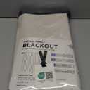 100% Blackout Shield Linen Blackout Curtains for Bedroom 84 Inches Long, Back Tab/Rod Pocket Living Room Drapes, Thermal Insulated Blackout Curtains 2 Panels Set, 50" W x 84" L, Cream