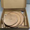 Cupcake Stand Wood Dessert Stands 4 Tier Cupcake Tower Large Cupcake Display Stand Rustic Cupcake Tier Stand for Woodland Baby Shower Decorations/Wedding/Birthday/Party/Farmhouse Decor