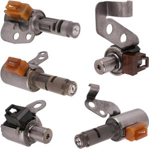 5pcs U140E/F U240E/F U241E Transmission Shift Solenoid Compatible With Toyota RAV4 Replaces 35210-21010 35220-21010 35230-21010 35240-21010 35290-21010