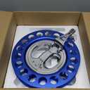 Simxkai 11-inch Professional Kite Winder with Brake, Heavy-Duty Metal Bearings, All-Directional Line Guide,for Adult Large Kite Flying(Blue)
