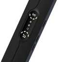 Hesond Pillow Speaker Bone Conduction Stereo Bluetooth Wireless Music Mini Portable Sleep Headphones Bar Sleep Speaker with LED Display White Noise Timer for Side Sleepers Supports TF Card (Black)