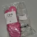 GORGLITTER Women's Cute Strappy Sandals Flat Sandals Toe Ring Summer Slide Sandal Slip on Flip Flops Vacation Trendy Sandals 2025 Light Hot Pink 7.5 (Pink)