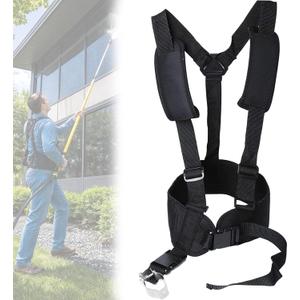 Pressure Washer Sling Strap Belt - Adjustable Telescoping Wand Support Harness - Two-Shoulder Harness Reduce Fatigue