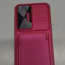 Vizvera for Samsung Galaxy S26 Ultra Case Wallet RFID [Cards Holder][Camera Cover][Edge Raised] Full Body Rugged Shockproof Silicone Phone Case for Galaxy S26 Ultra 6.9" 2026,Magenta