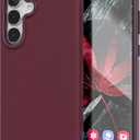 Crave Compatible with Samsung Galaxy S25 FE Case, Shockproof Protection Dual Layer Case for Samsung Galaxy S25 FE (6.7 inch) - Berry