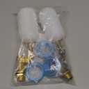 2-Pack Brass Water Float Valve with Adjustable Arm, 1/2 Inch, with 3 Waterproof Tape Accessories - Ideal for Fountains, Pools, Aquariums, Troughs, Tanks, Ponds - Automatic Water Level Control