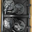 Collapsible Wagon Cart with Wheels Foldable: 360LBS Heavy Duty Folding Utility Wagon - Portable All Terrain Grocery Wagon Cart for Groceries Shopping Outdoor Camping Fishing Sports