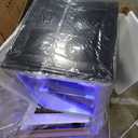 20 Inch Under Counter Beverage Fridge with Glass Door, Beverage Refrigerator Cooler 120 Can,Built in or Freestanding,Fast Cooling,Quiet 39 dBs,Blue LED Light Cooler for Bar, Home, Office