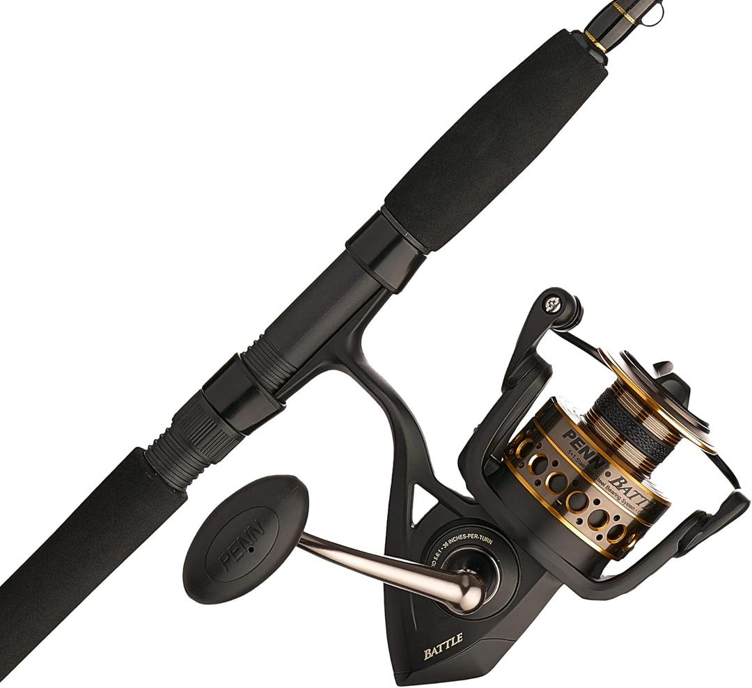 Penn Battle Spinning Reel and Fishing Rod Combo (5000 - 7' - Medium Heavy - 1pc)