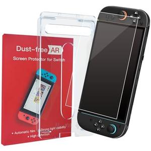 Phimoos Anti-Reflective AR Screen Protector for Nintendo Switch 2 [2025, 7.9 Inch], 9H Tempered Glass Film with AR Coating, Easy Installation Kit Included, Anti-Glare, Anti-Fingerprint, No Bubbles [3 Pack]