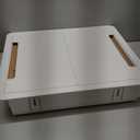 Legrand - OnQ Cable Management, In-Wall Media Box, Dual Purpose Structured Wiring Enclosure, TV Home Theater Recessed Storage Box, 17 Inch, White, ENP1700NA