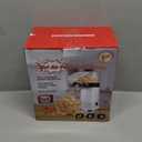 Popcorn Maker Machine - 99% High Popping Rated Air Popper Popcorn Maker, 2 Minutes Fast Making Electric Popcorn Machine with On/Off Switch, Oil-Free ETL Certified Popcorn Popper for Home, Party, Movie (White)