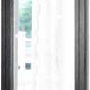 AAZZKANG Black Mirrors for Wall 50 x 40 cm with Rectangle Wood Framed Decorative Wall Mirror for Bedroom Living Room Bathroom Entryway