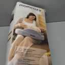 Momcozy Innovative Safety Fence Nursing Pillow - Firm & Springy Memory Foam - Stable, Ergonomic Support & Comfort - Wider Breastfeeding Cushion, Adjustable, Removable Cover, Baby Safety Certified