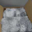 BENRON Soft Runner Rugs for Bedroom 2x6, Washable Long Runners for Hallway Entryway Kitchen Dorm, Fluffy Throw Rug for Kids Girls Room Decor Photo Prop, Tie-dye Grey