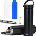 Insulin Cooler Travel Case TSA Approved, Refrigerated Medicine Case with Ice Packs, 60H 3 Pens Medicine Travel Cooler for Diabetes, Medication Organizer for Diabetic Supplies Carrying (Black)