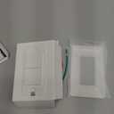 MOES Smart Double Light Switches, WiFi 2 Gang Single Pole Switch, No Netural Wire No Hub Required, 2.4GHz Switch Combo Compatible with Alexa Google Assistant