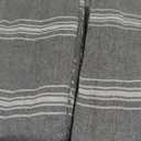 Belizzi Home Peshtemal Turkish Towel Chevron Beach Towels Oversized 36x71 Set of 6, Beach Towels for Adults, Soft Durable Absorbent Extra Large Bath Sheet Hammam Towel - Charcoal Grey