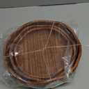 YANGQIHOME Rattan Round Fruit Baskets, Wicker Storage Bowls, Natural Woven Serving Basket Bowls, Decorative Baskets for Kitchen Counter Organizing, Brown, Set of 3