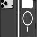 RhinoShield Phone Case Compatible with MagSafe for iPhone 17 Pro Max | SolidX - Reinforced Shock-Absorbing Protection, Minimal and Slim Design with Military Grade Drop Protection - Classic Black