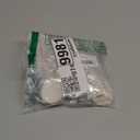 ESreake Gold Knobs for Dresser Drawers, Brass Decorative Cabinet Round Knobs, 1.25" Northern Europe/Chinese Style Pearl Shell Handles pulls knobs for Home Decor Furniture (4 Pack, Snow White)