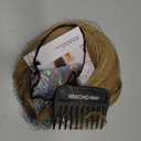 REECHO Invisible Wire Hair Extensions with Thinner Softer Lace Weft 12" Short Straight Clips in Secret Hairpiece for Women 12 Inch (Pack of 1) - Golden Blonde