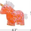 2 x 6 Pack Unicorn Stress Balls Squishy Squeeze Toys for Christmas Stocking Stuffers Kids Boys Girls School Classroom Valentines Day Card Prizes Party Favor Gifts