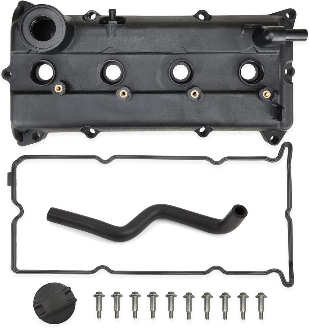 MITZONE Engine Valve Cover Kit Gaskets, Spark Plug Tube Seals Set, Oil Filler Cap, PCV Valve, Bolts Compatible with 2002-2006 Nissan Altima Sentra 2.5L Replaces 13264-3Z001 13264 3Z001 264-982 (004-003)