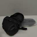 YFONG Travel Pillow for Long Flight Airplane, Head Strap Combo with 3D Contoured Sleep Eye Mask, Neck Pillow for Travel Essential, 360 Support Memory Foam Headrest, Prevent Bobbing, Drawstrap - Black