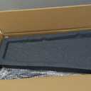 Sekcen 2 Pack Rubber Downspout Splash Block Rain Gutter Down Spout Drain Trays Gray