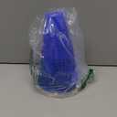 2 Pcs Blue Plastic Cheer Megaphone for DIY Party Accessory for School Outdoor Activities Party Favors Sports Match Game (Blue)