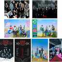 6PCS Posters, 2024-2025 Stray-K ATE Album Poster Wall Painting, Photos Art for Birthday Party Decoration (Purple)