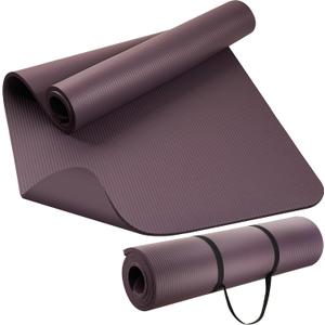 KEEP Extra Thick NBR Yoga Mat for Women & Men, 15mm Thick, 72x32 Large Exercise Mat with Non-Slip Workout Mat for Yoga, Pilates, Stretching, Meditation Wide & Cushioned Fitness Mat