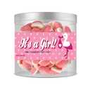 Amusemints New Baby Strawberry Puffs - It's a Girl (5.35 oz) | Perfect for Baby Showers & Celebrations |