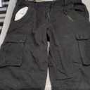 FLYFIREFLY Men's Tactical Cargo Pants Water Resistant Ripstop Outdoor Quick Dry Hiking Work Pants with Pockets(No Belt) (34, Black)