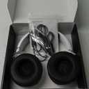 TA4000 2.4GHz/Bluetooth 5.3 Wireless Gaming Headset for PC, PS5, PS4  Over-Ear Headphones with ENC Mic, 60H Playtime, 3.5mm Wired Mode, Compatible with Switch, Mac, Mobile & Controller (White)