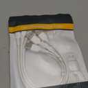 Umefly 1ft 5 Pack Durable USB A to USB Type C 3A Fast Charging Cord, Compatible with Samsung Galaxy S20/S10/S9/S8 Note 20/10/9/8, Moto Z/Z2, LG G5/G6/V20/V30/V40 and new USB-C devices (White)