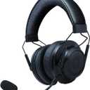 Inwa Headset Wireless with Game, Gaming Headphones with 3D Spatial Audio, 50MM Speaker, Protein Soft Earmuffs, Compatible with PS5/4 PC Phone Switch, Wired Mode for Xbox Series (Black)