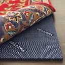 DELLUNA Non-Slip Area Rug Pad 1/4" Thick Double Side Rubber + Felt, 4'x6' Premium Deluxe Cushioned- Safe for All Floors, Adds Comfort and Protection, Ultra Strong Grip, Stop Rug from Moving.