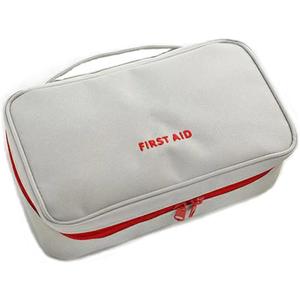 First Aid Bag - First Aid Kit Bag Empty for Home Outdoor Travel Camping Hiking, Mini Empty Medical Storage Bag Portable Pouch (Gray)