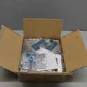 Cabinet Hinges - 24 Pack for 1/2 inch Overlay Cabinet, Face Frame Concealed 105Deg Self Closing Hinges, Stainless Soft Close Cabinet Door Hinges with Mounting Screws and Repair Plate