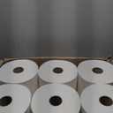 AmazonCommercial 1-Ply White Hardwound Paper Towels (416970)|Bulk for Business |High Capacity Roll |Compatible with Universal Dispensers|FSC Certified |800 feet per Roll (6 Rolls)