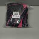 HEXIFUL Skate Bag for Ice, Inline, Roller & Quad Skates - Kids & Adults (Black/Pink 023)