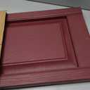 Ekena Millwork Lifetime Vinyl LP2S14X05500WN Standard Two Equal Panel Vinyls, Raised Panel Vinyl Shutters, w/Installation Shutter-Lok's & Matching Screws (Per Pair), 14 3/4"W x 55"H, Wineberry, 14.75-in. W X 55-in. H