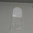 5x7 Inch Clear Arch Acrylic Sign with Stand-10 Pack Clear Blank Arched Acrylic Sheets with Holder, DIY Arch Sign Blank for Wedding Table Numbers