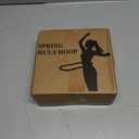 Weighted Spring Fitness Hoop, 4.4lb Soft Exercise Hoops for Adults Weight Loss, Foldable Hoops for Women Man, Waist Friendly Design, Portable Slimming Pilates Equipment for Home Workout